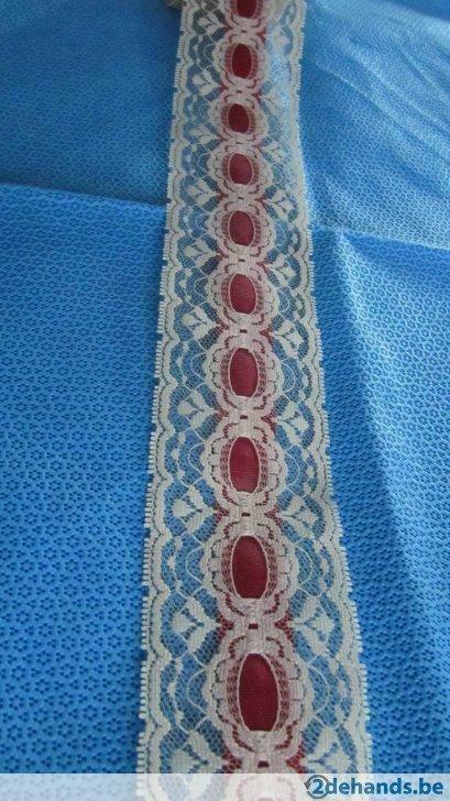 oud lint kant ruban ancien lace vintage lot 05 – a152, Hobby en Vrije tijd, Naaien en Fournituren, Ophalen of Verzenden, Nieuw