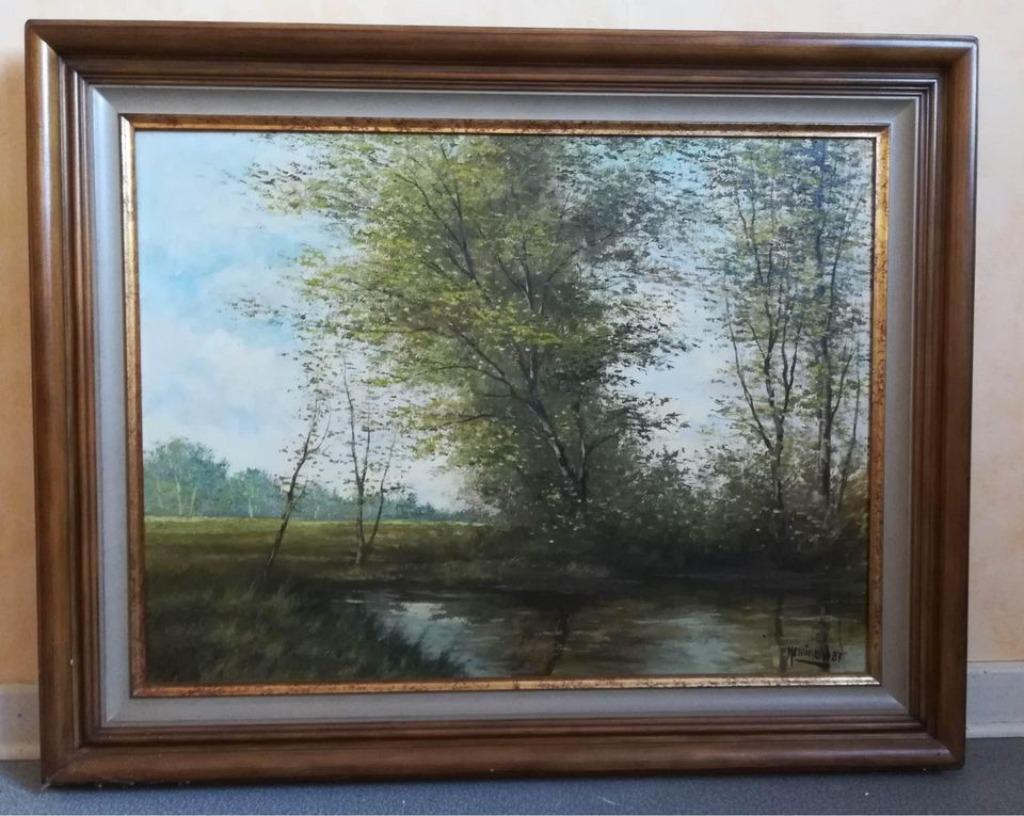 1 tableau peinture sur toile Willy MEURISSE, Antiek en Kunst, Ophalen
