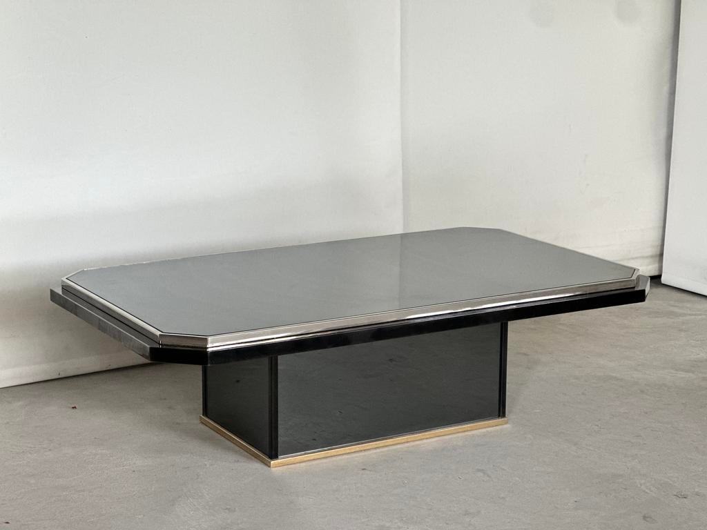 Vintage belgochrom coffeetable 1980s, Antiek en Kunst, Antiek | Meubels | Tafels, Ophalen
