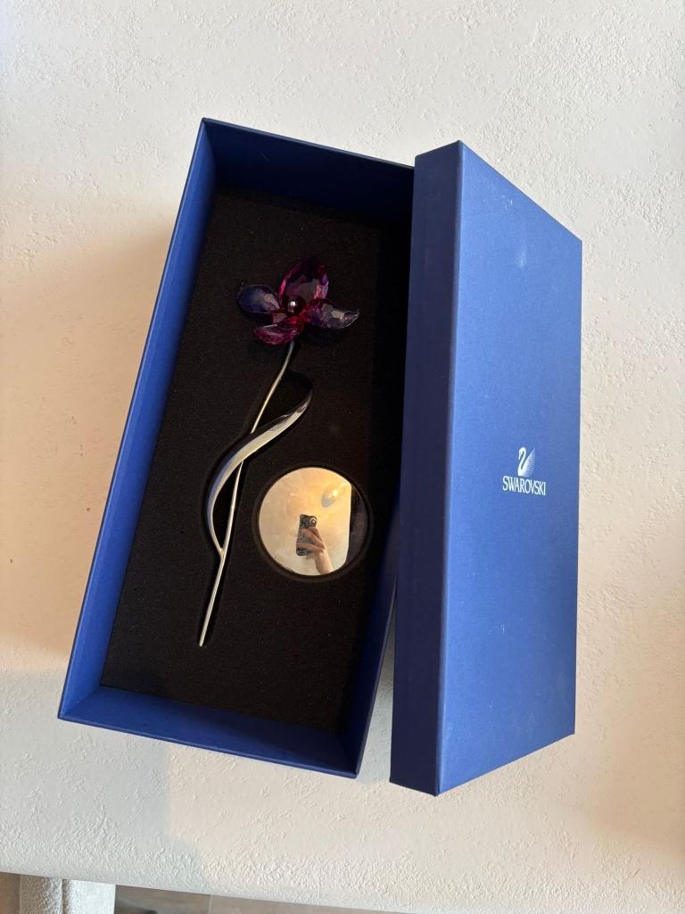 Swarovski Crystal Flowers Orchid 5520373 NID collectors, Enlèvement ou Envoi, Neuf, Accessoire de maison
