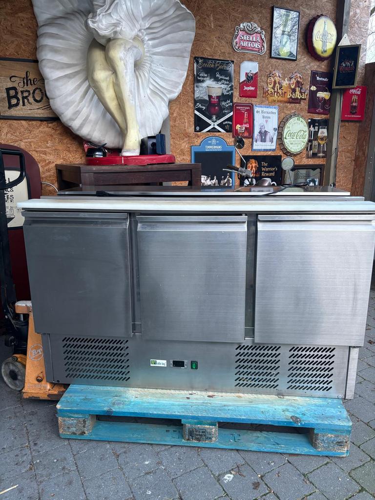 Saladette 3 portes (130 cm), Enlèvement, Utilisé, Refroidissement et Congélation