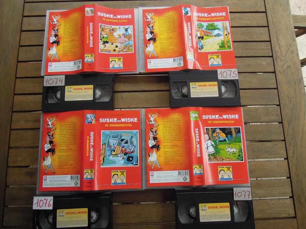 VHS film Suske en Wiske  De Kleppende klipper, Cd's en Dvd's, VHS | Kinderen en Jeugd, Gebruikt, Tekenfilm, Alle leeftijden, Ophalen of Verzenden