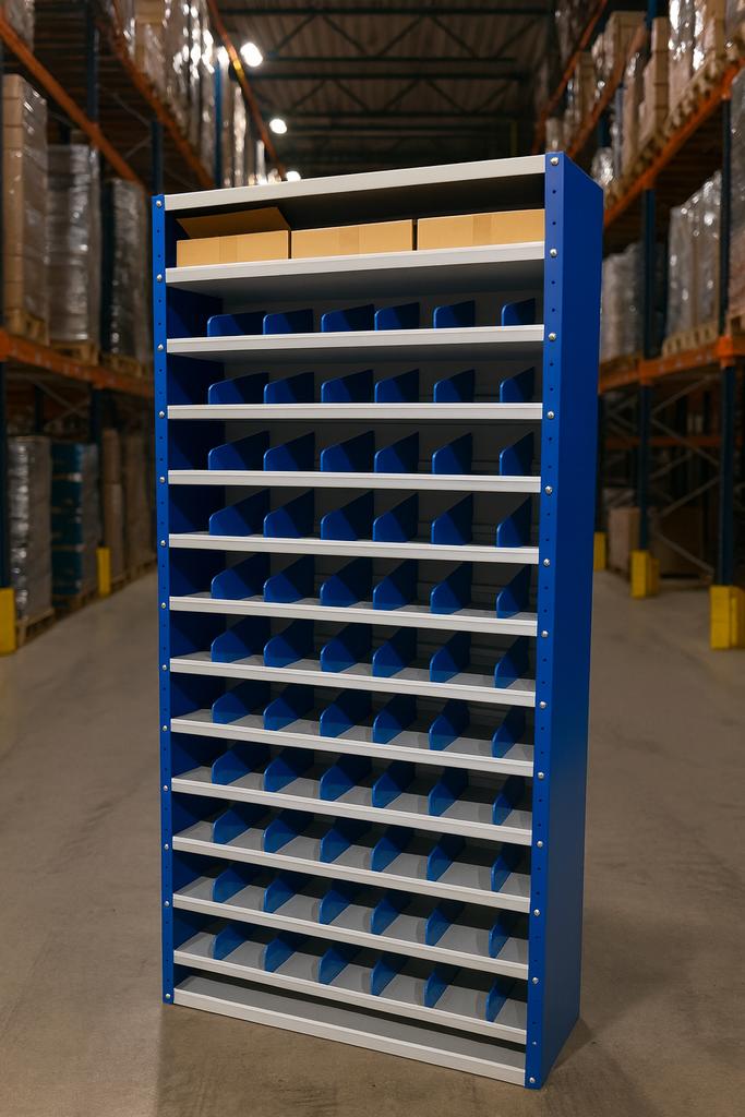 Vakkenkast met verdeelschotten 198x100x30cm Nieuw!, Zakelijke goederen, Kantoor en Winkelinrichting | Magazijn, Stelling en Opslag