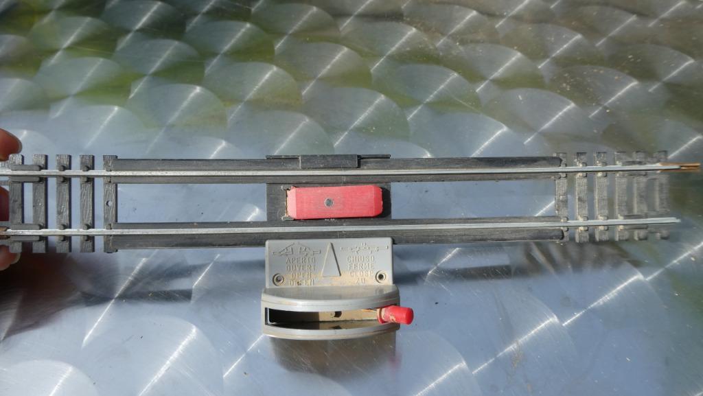 Rail droit 21.8 cm de dételage de wagon – Lima 3028., Rails, NS, Utilisé, Lima