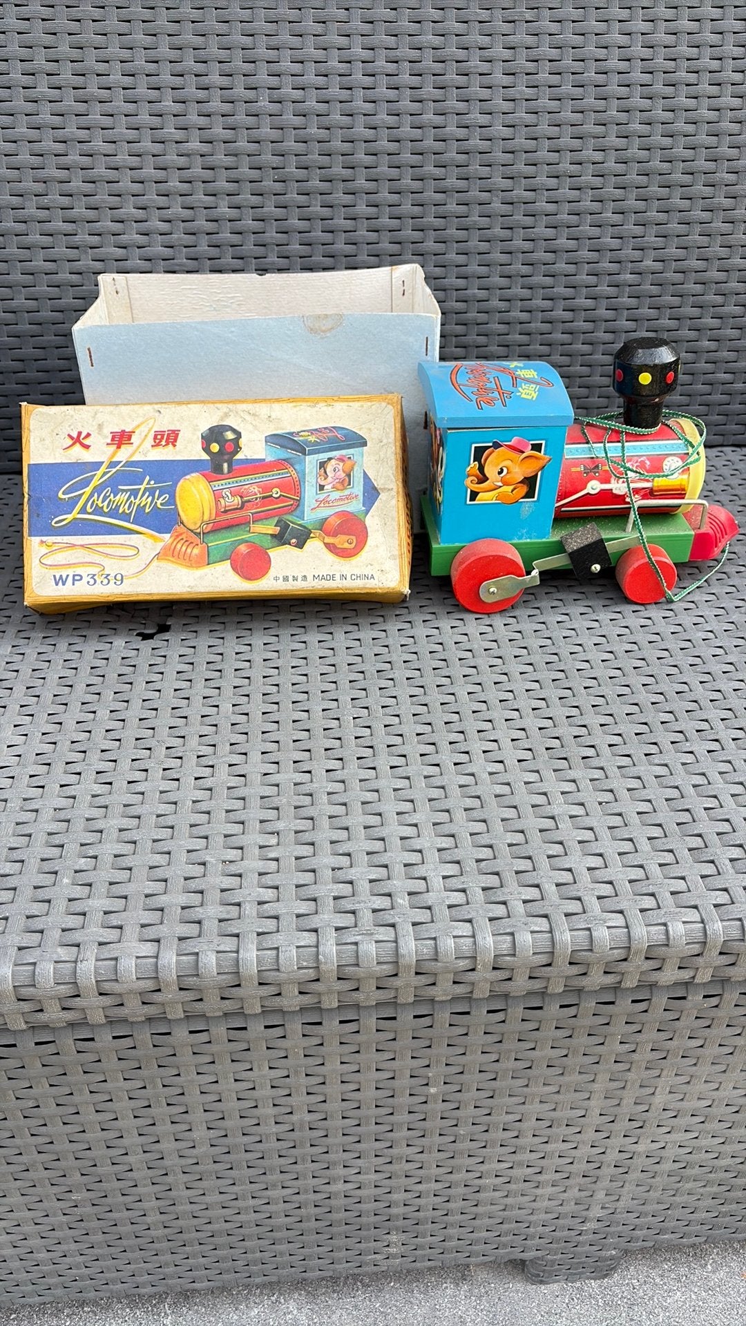 WP339 oldtimerlocomotief, Antiek en Kunst, Antiek | Speelgoed, Ophalen of Verzenden