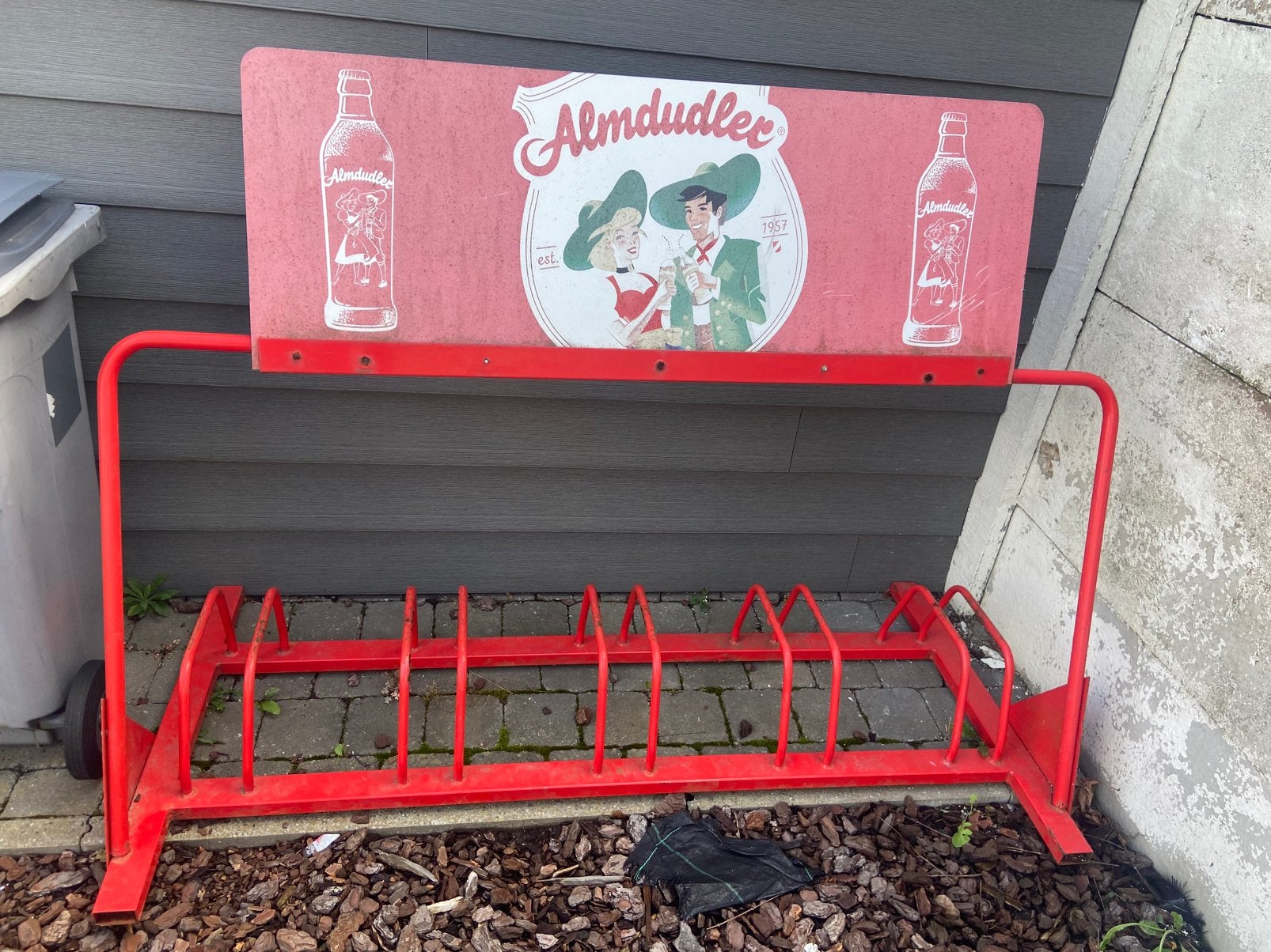 Almdudler Fietsenrek, Ophalen, Gebruikt