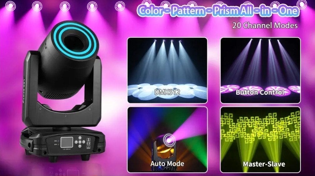 moving head 250 watt led bsw, Muziek en Instrumenten, Ophalen of Verzenden, Licht