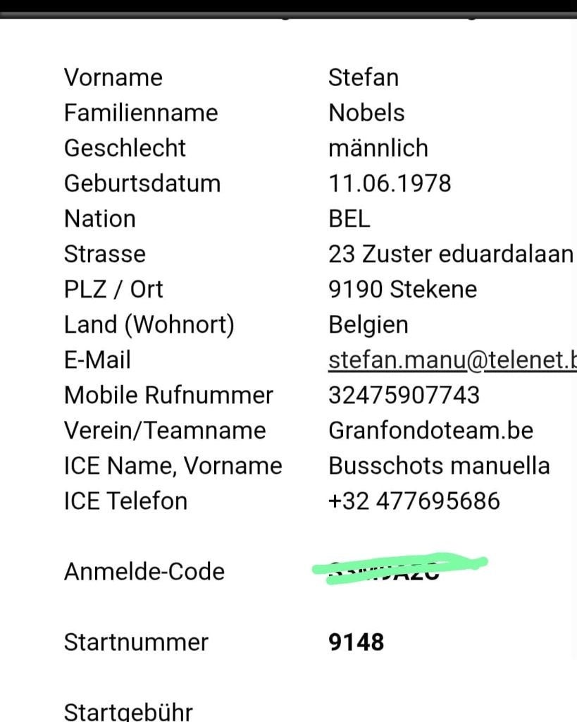 Ticket rad am ring jedermann, Sport en Fitness, Ophalen of Verzenden, Nieuw, Overige typen