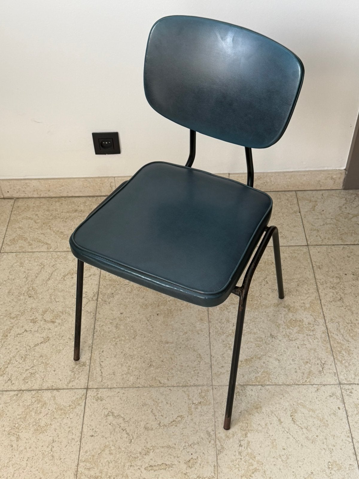 6 chaises vintage de Pierre Guariche pour Trefac/Meurop, Autres couleurs, Modernistisch, Enlèvement, Synthétique