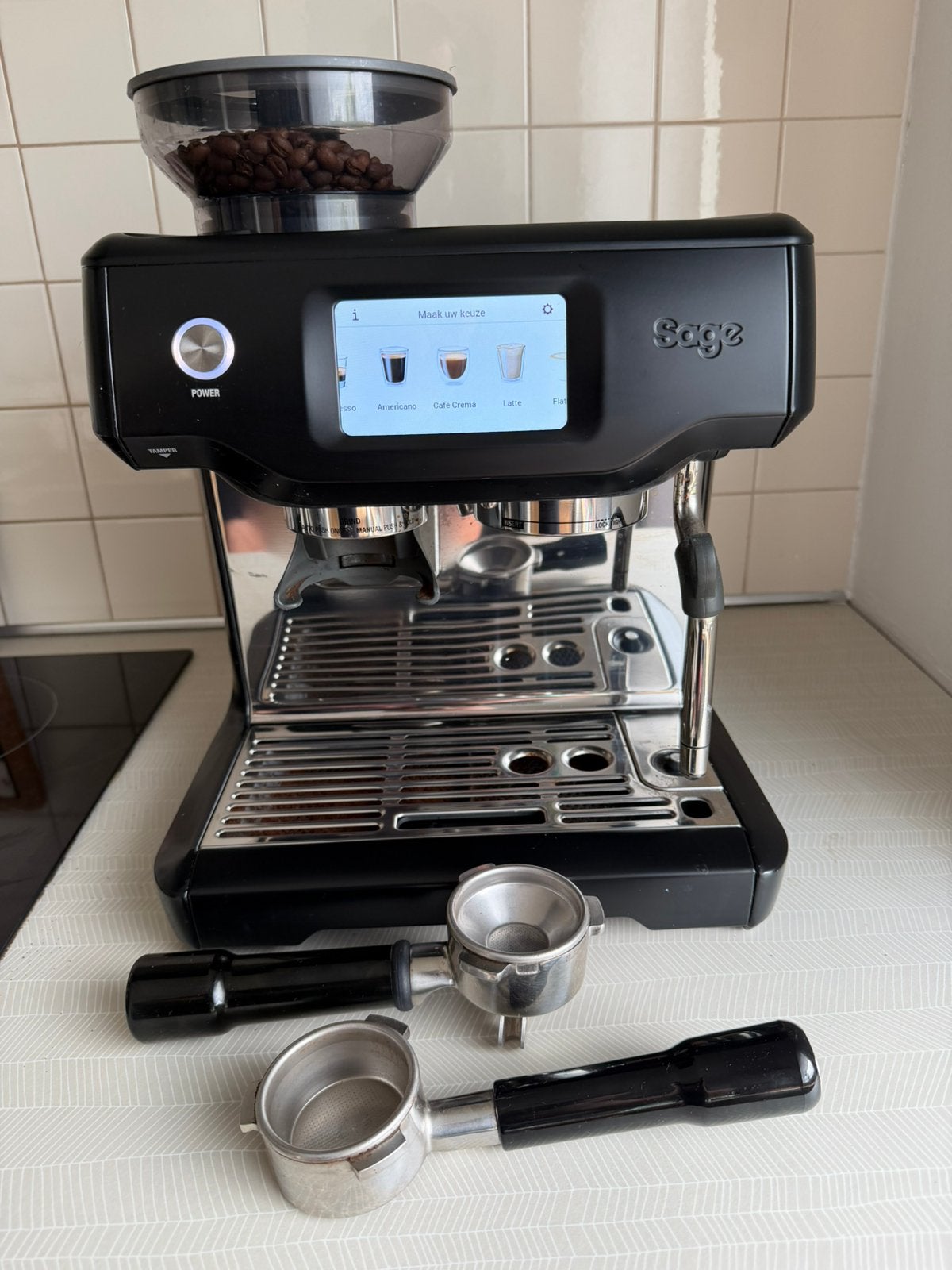 Sage The Barista Touch, Electroménager, Accessoires de machine à café, Enlèvement, Comme neuf, Sage