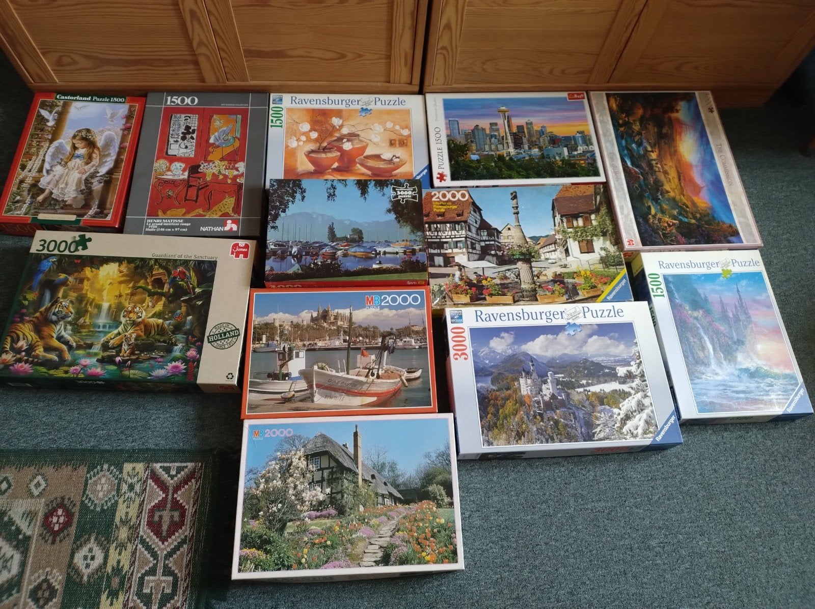 Mooie puzzels, Ophalen