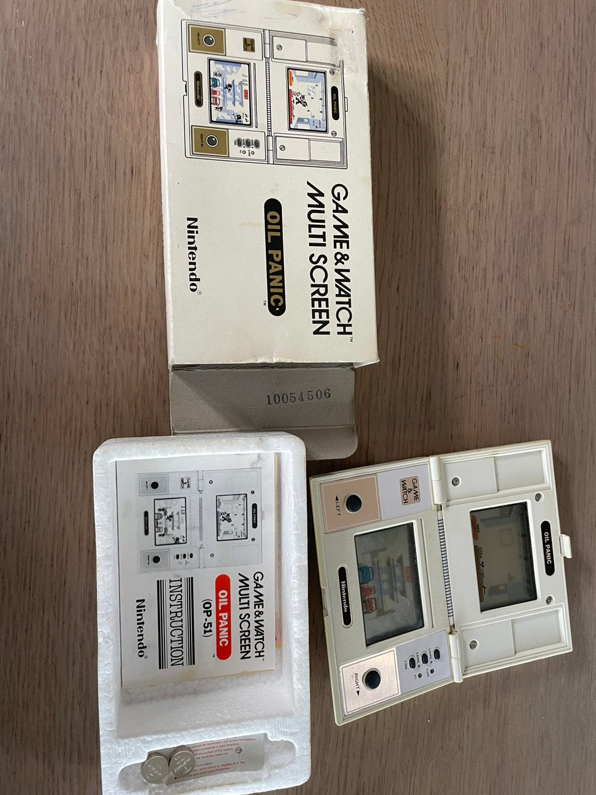 Nintendo 1982 oil panic volledig en in perfecte staat, Ophalen of Verzenden, Zo goed als nieuw