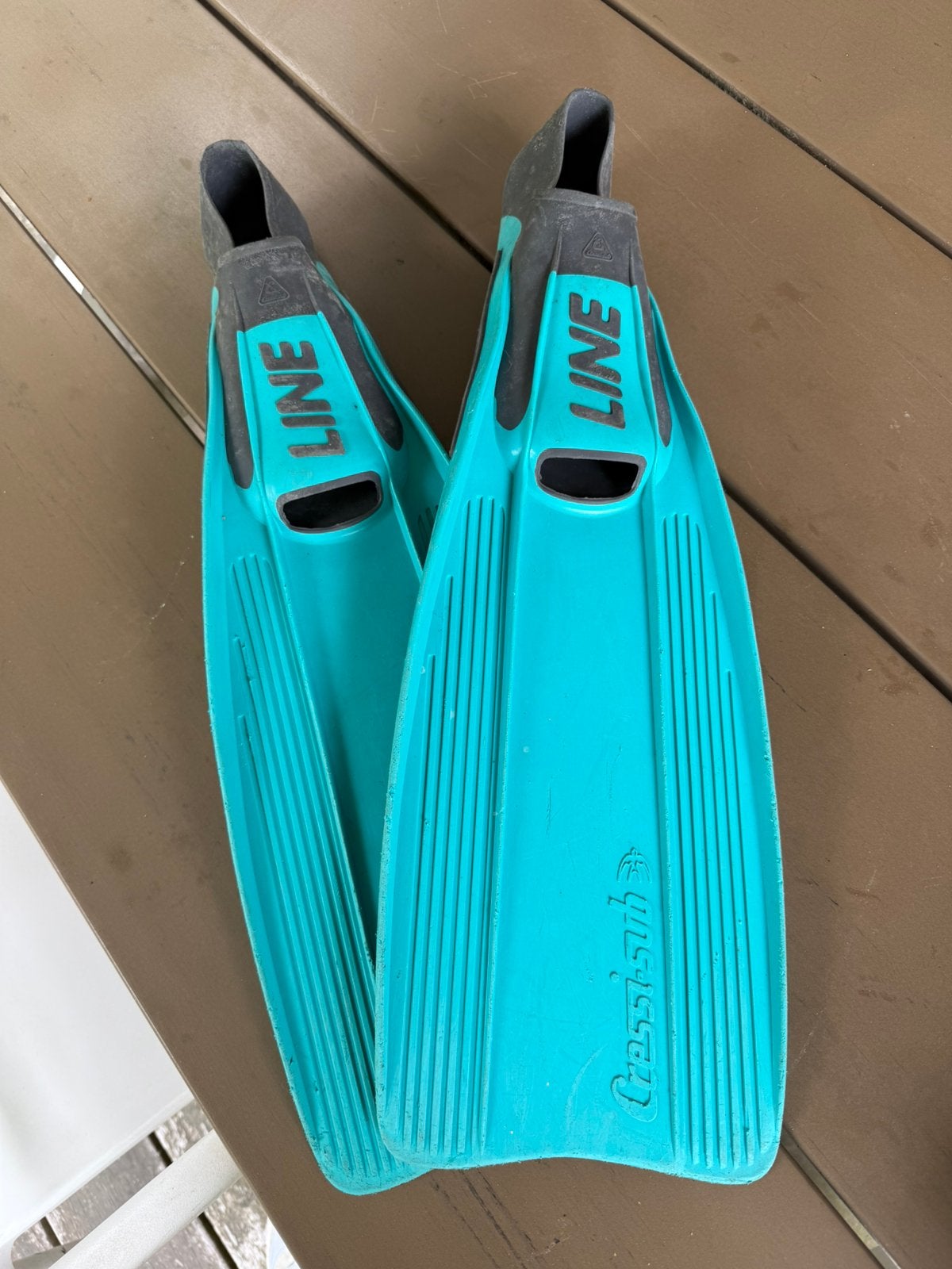 Snorkel en zwembadvinnen cressi, Ophalen, Gebruikt, Snorkelvinnen