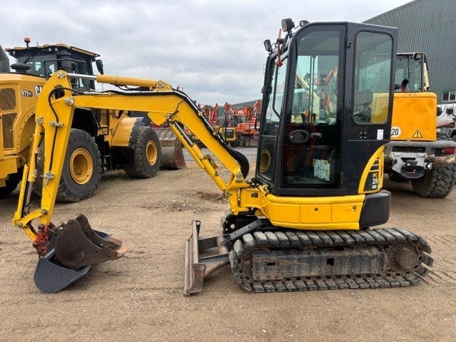 minigraver Komatsu PC26MR-3 (1.620h), Ophalen, Graafmachine