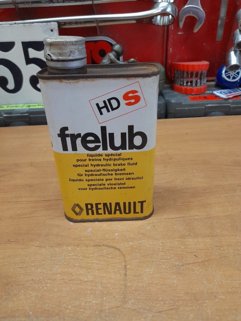 ancien bidon huile vide renault ferlub hd s, Envoi, Utilisé, Autres types