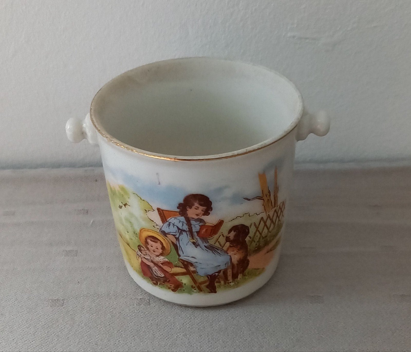 Eerste communie potjes 40's - 50's., Antiek en Kunst, Ophalen