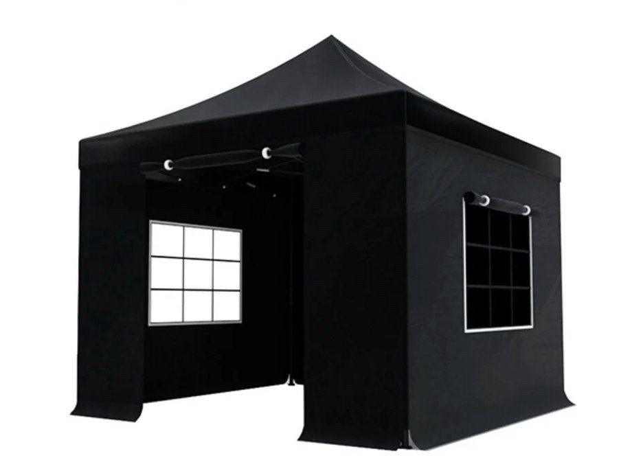 Easy up 3x3m zwart luxe partytent opvouwbaar-prima staat, Ophalen, Partytent, Opvouwbaar