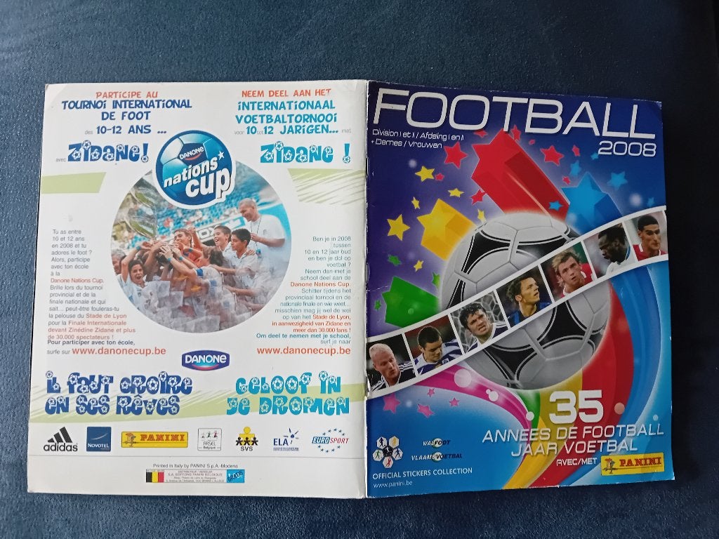 panini stickerboek Football 2008, Enlèvement ou Envoi, Comme neuf, Sport