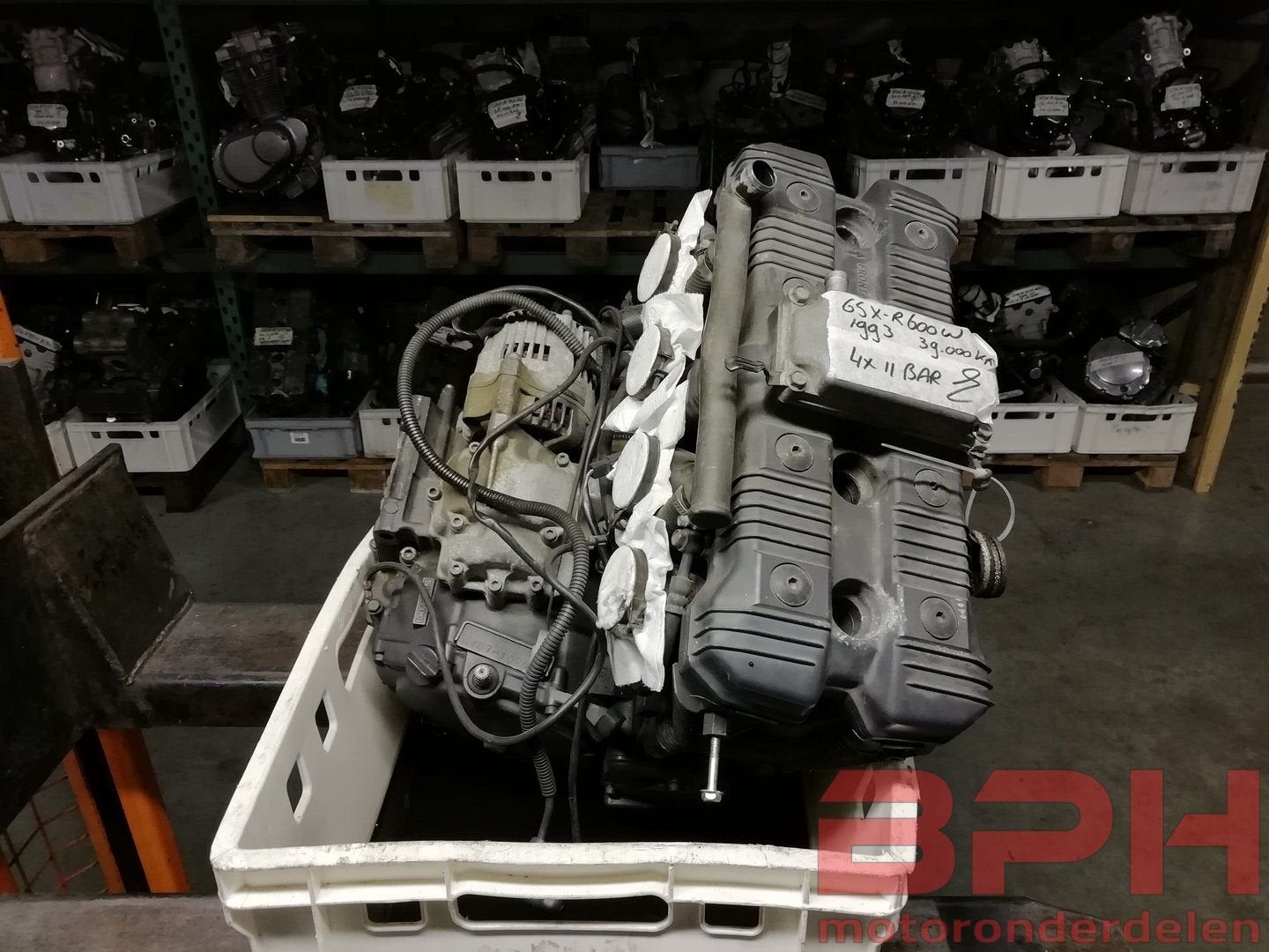 Motorblok Suzuki Suzuki GSX-R 600w 1992 t/m 1993 engine GSXR, Ophalen, Gebruikt, -, -