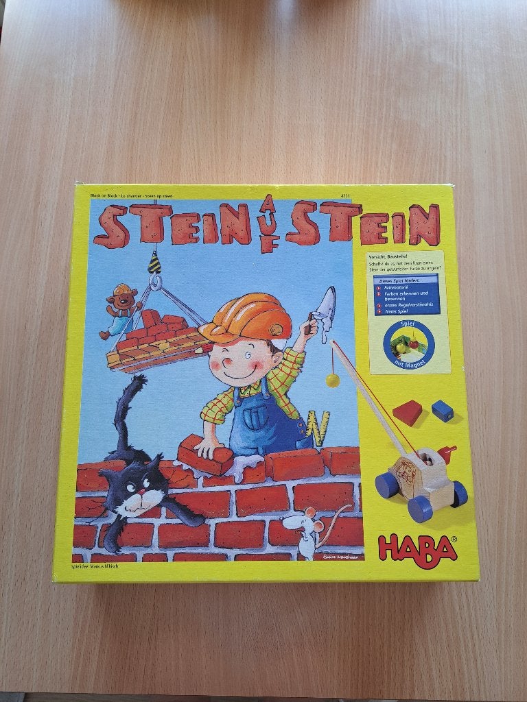 Steen op steen HABA, Ophalen, Zo goed als nieuw, Bouwen