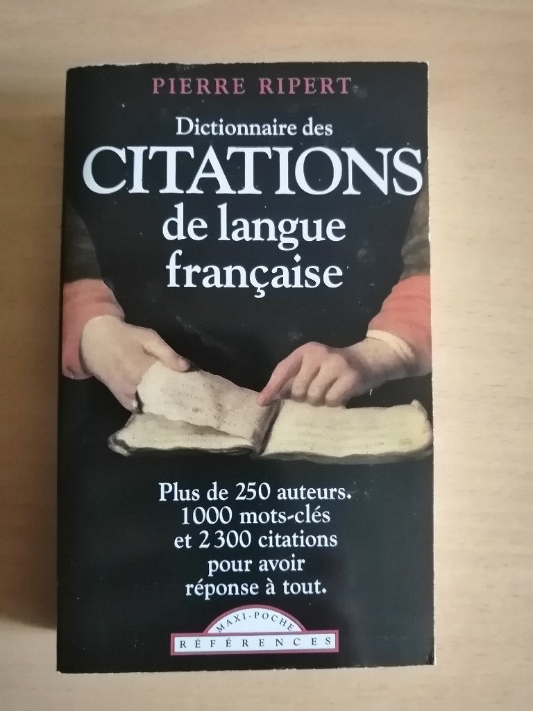 Dictionnaire des citations de langue française de P. Ripert, Boeken, Ophalen of Verzenden, Frans