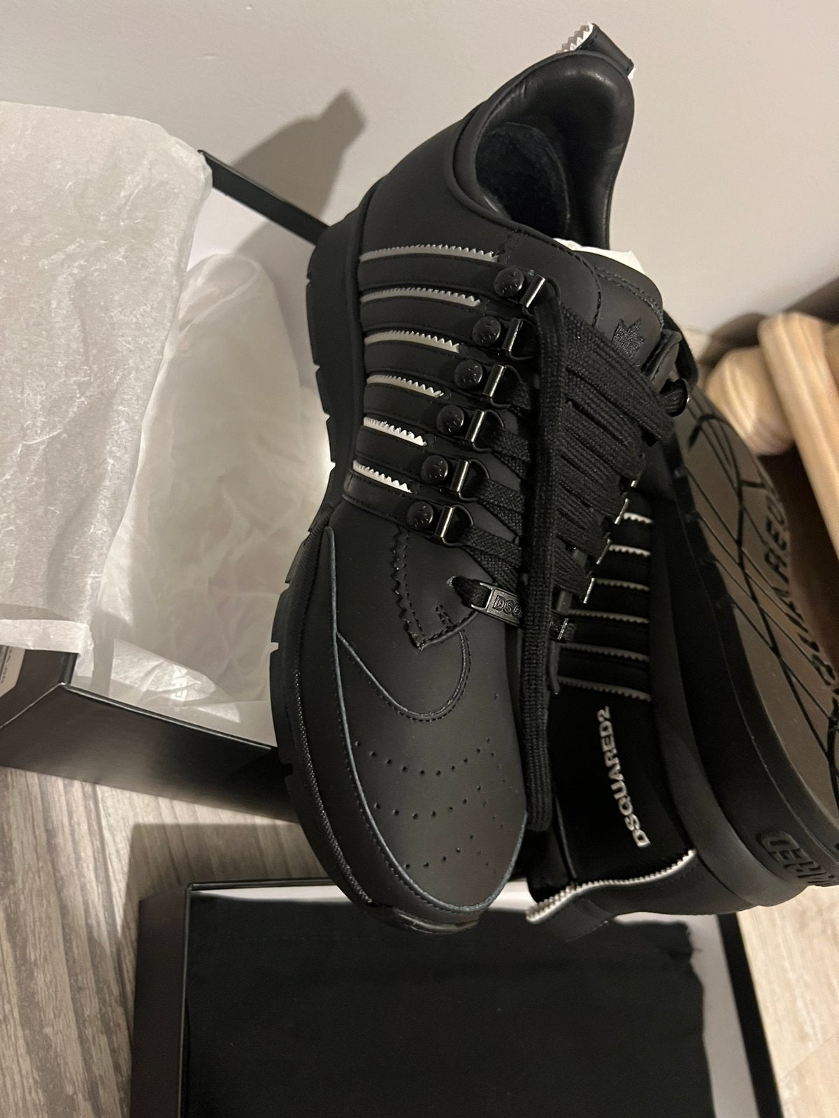 Dsquared2 sneakers, Dsquared2, Zwart, Nieuw, Ophalen of Verzenden