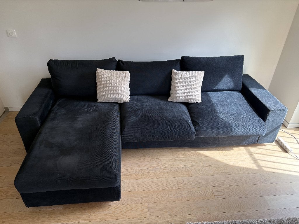 IKEA VIMLE zetel met slaapfunctie en méridienne, Ophalen, Zo goed als nieuw, Stof, Modern
