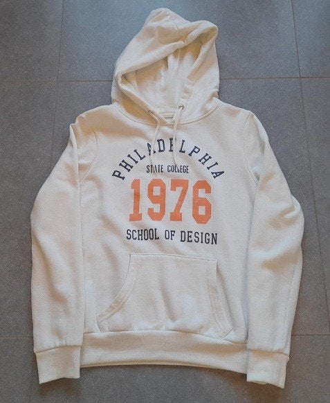 Witte Hoodie Atmosphere, Kleding | Dames, Truien en Vesten, Zo goed als nieuw, Maat 38/40 (M), Wit, Ophalen of Verzenden