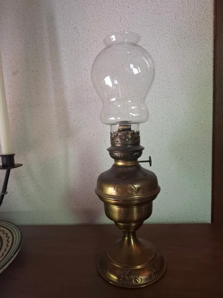 Olielamp, Ophalen