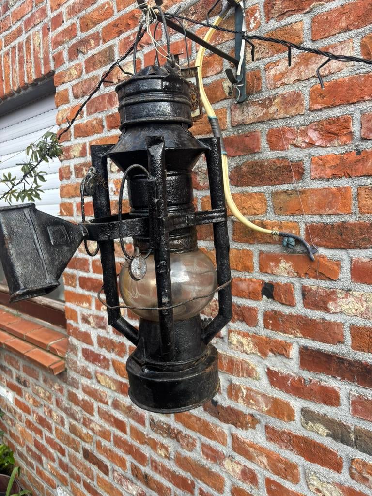 Haarkoetslamp, origineel glas, Ophalen