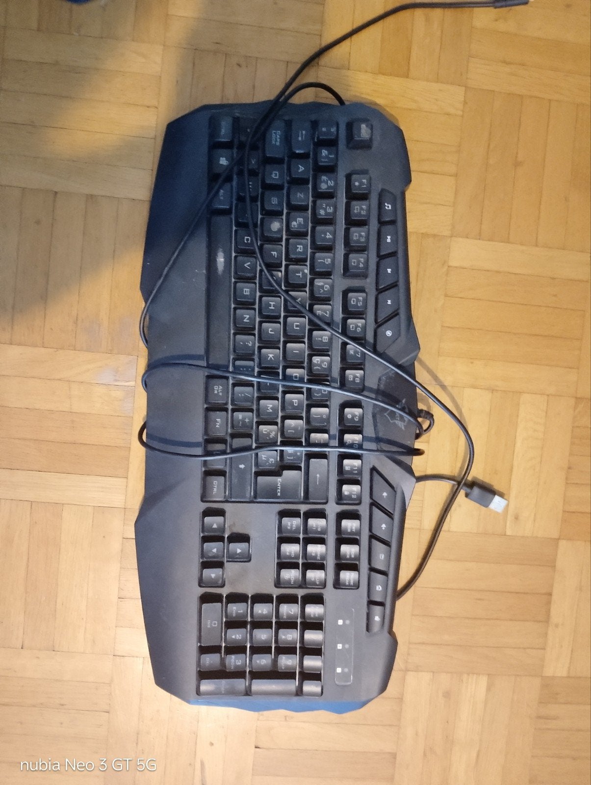 clavier gaming, Informatique & Logiciels, Ergonomique, Gxt, Azerty, Comme neuf