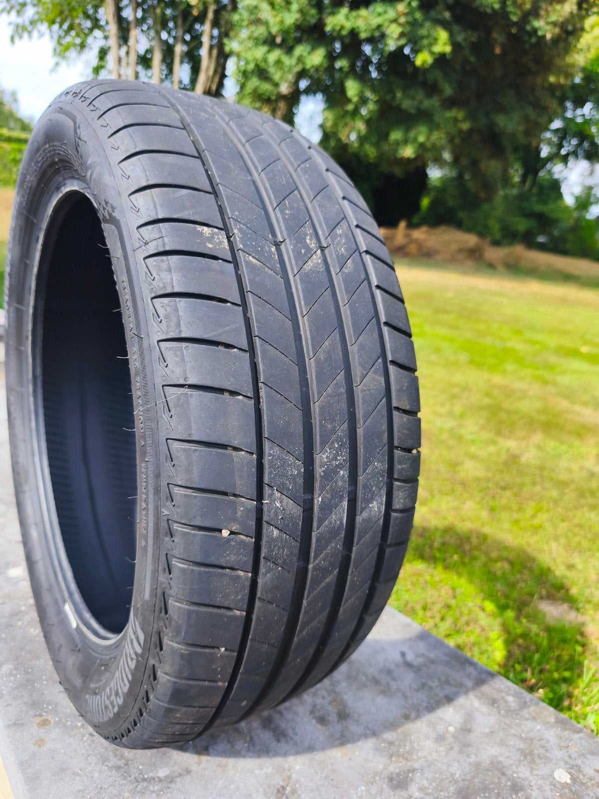 4x pneus Bridgestone Turanza 215/50/18, Ophalen, Band(en)