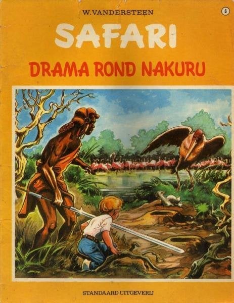 Safari: ‘Drama rond Nakuru’ - Willy Vandersteen, Boeken, Ophalen, Eén stripboek, Zo goed als nieuw, Karel Biddeloo & Willy Vandersteen