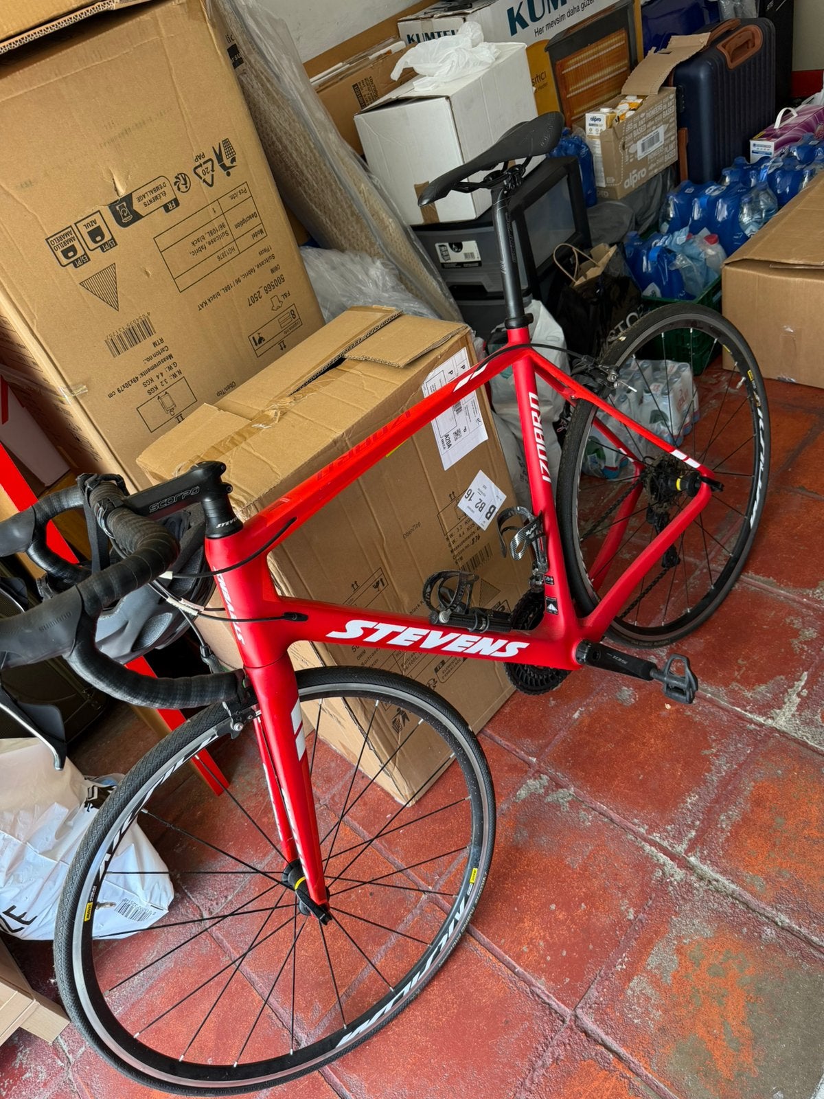 Steven carbon koersfiets noeuwstaat, Fietsen en Brommers, Fietsen | Racefietsen, Ophalen, Zo goed als nieuw, Carbon
