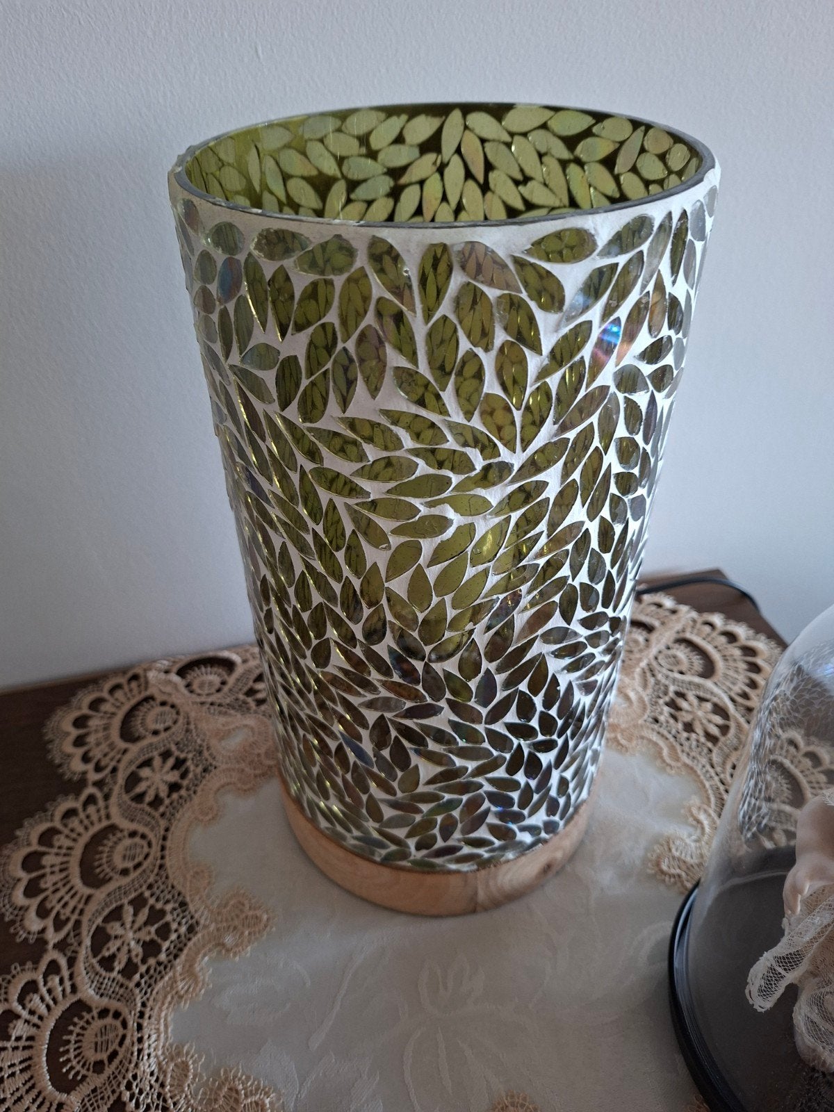 Tafellamp J-Line mozaïek glas, Ophalen, Glas