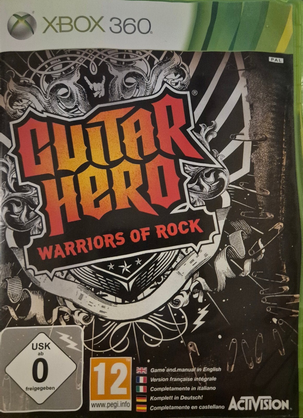 Guitar Hero Warriors of Rock – Xbox 360 – Compleet, Enlèvement ou Envoi, Reconditionné, Musique, À partir de 12 ans