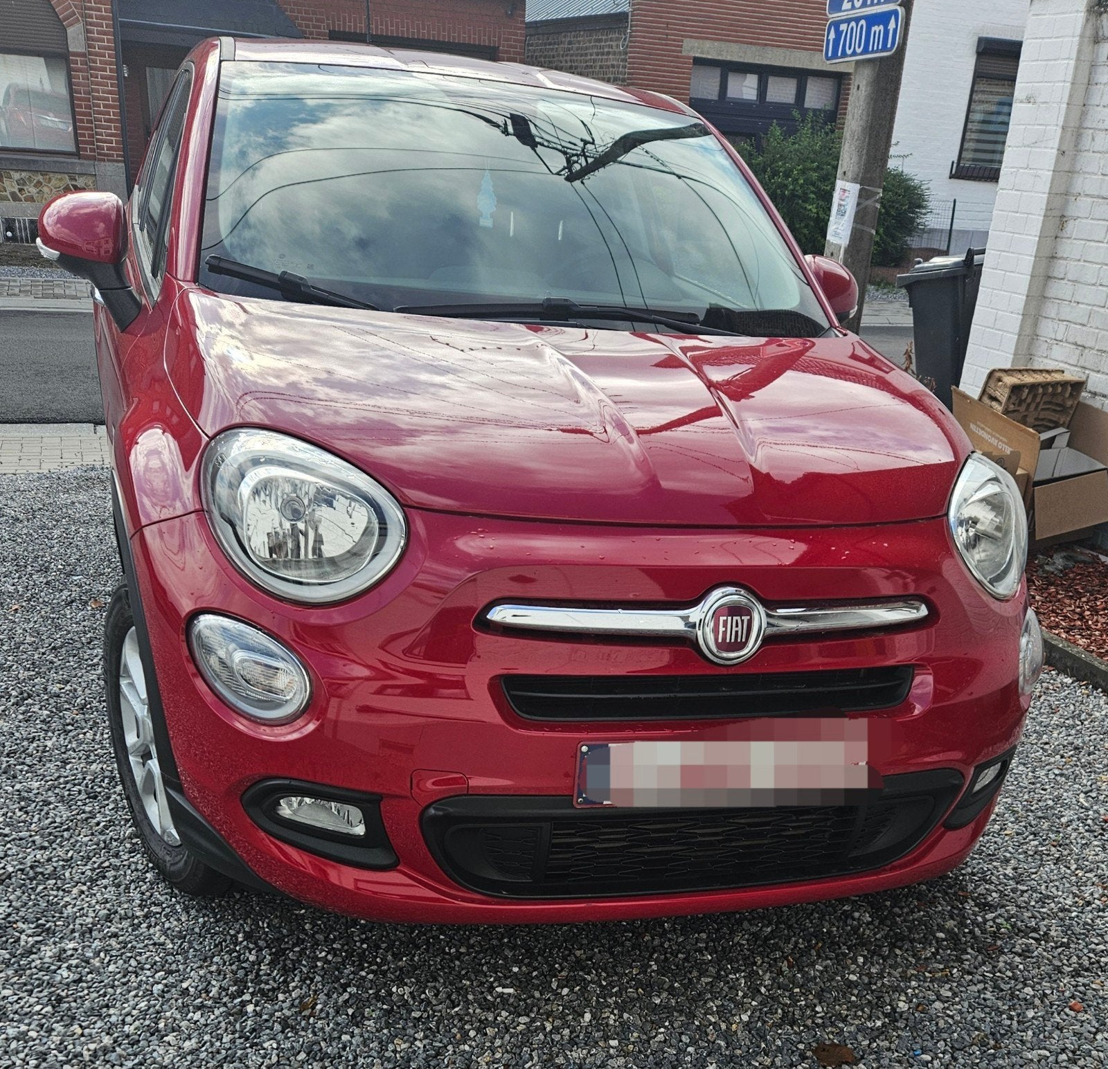 fiat 500x boite automatique 96800km, Rouge, Achat, Euro 6, 500X