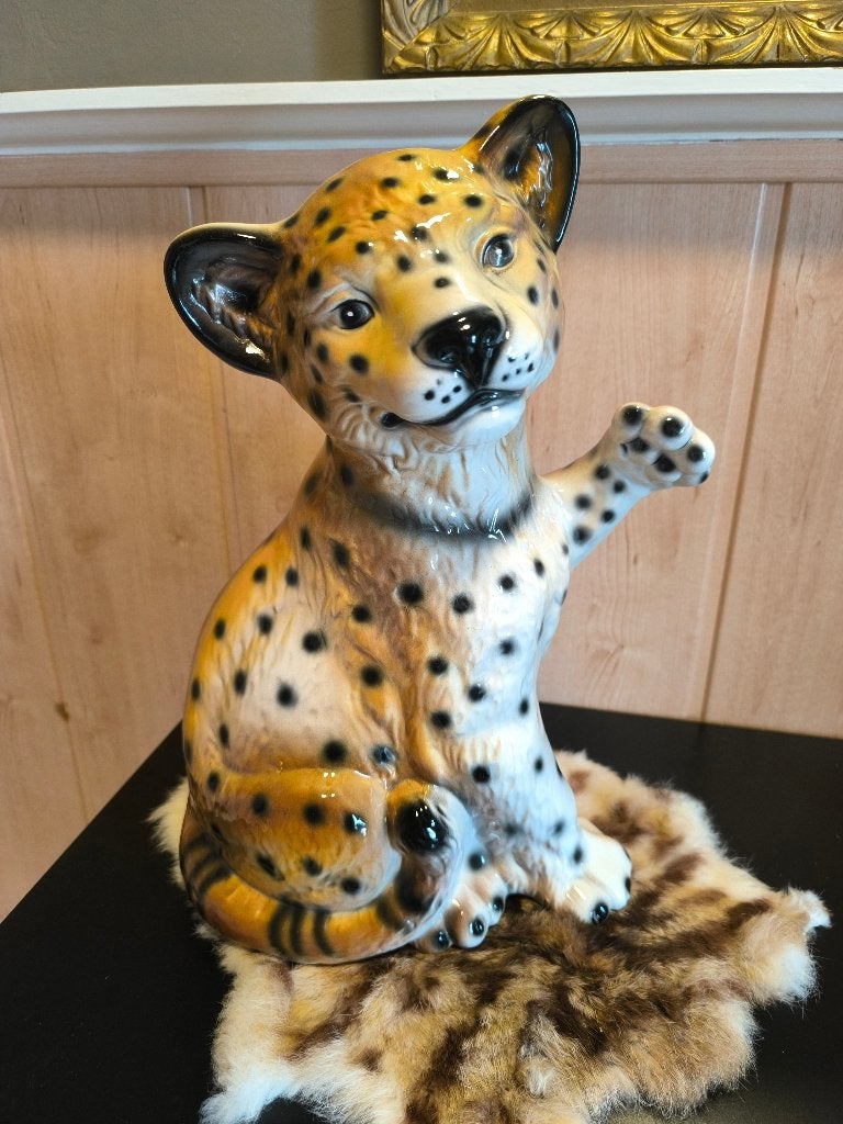Panter in keramiek, Ophalen, Zo goed als nieuw