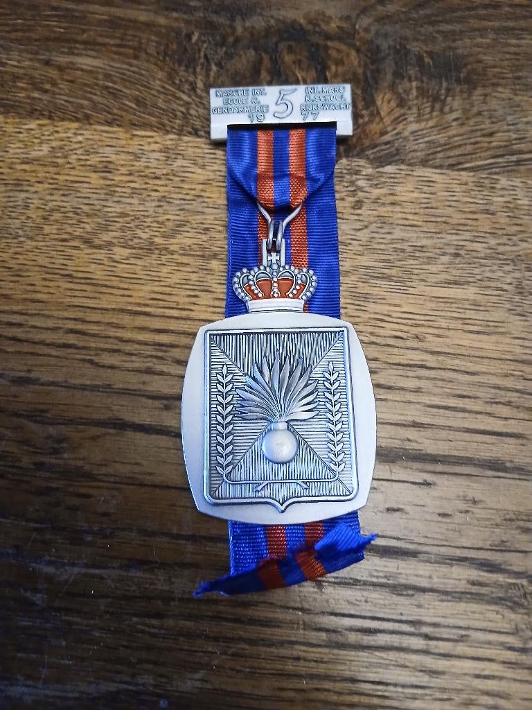 Gendarmerie-medaille 1977, Verzenden, Rijkswacht, Lintje, Medaille of Wings
