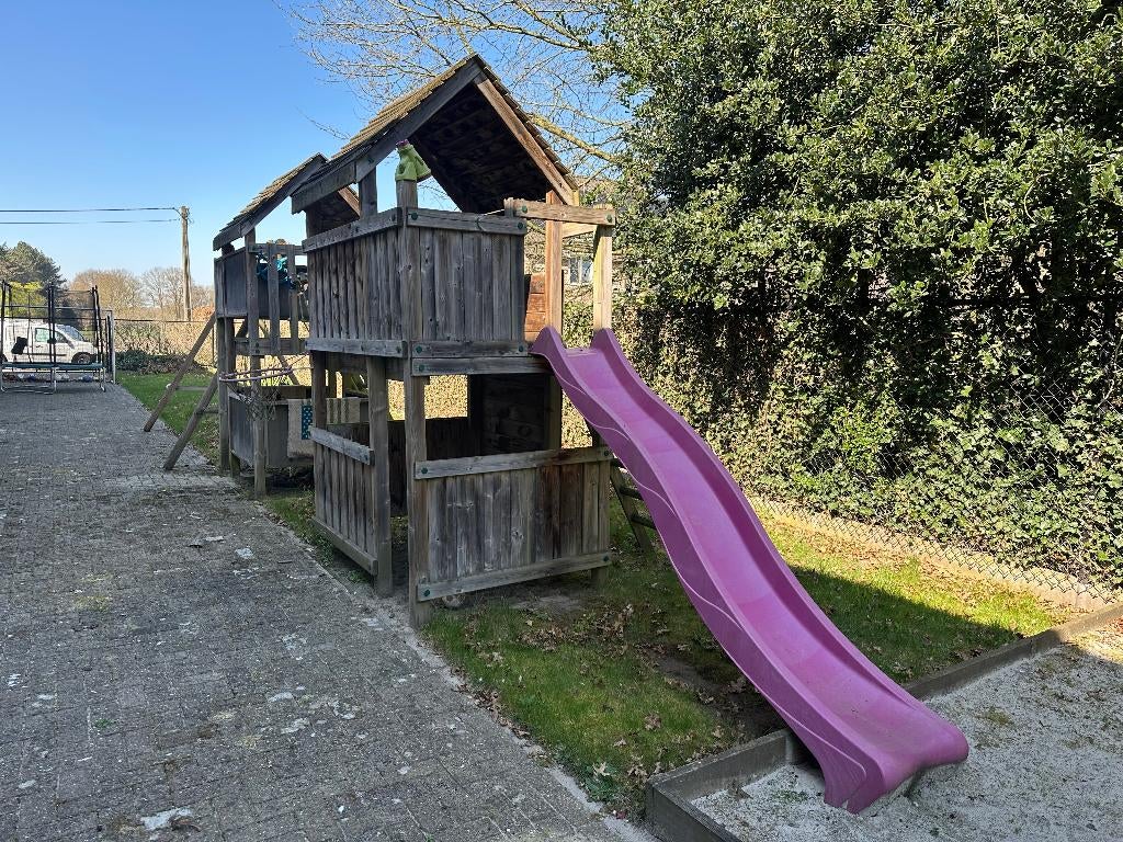 Houten Speelhuisje, Enlèvement, Utilisé, Bois