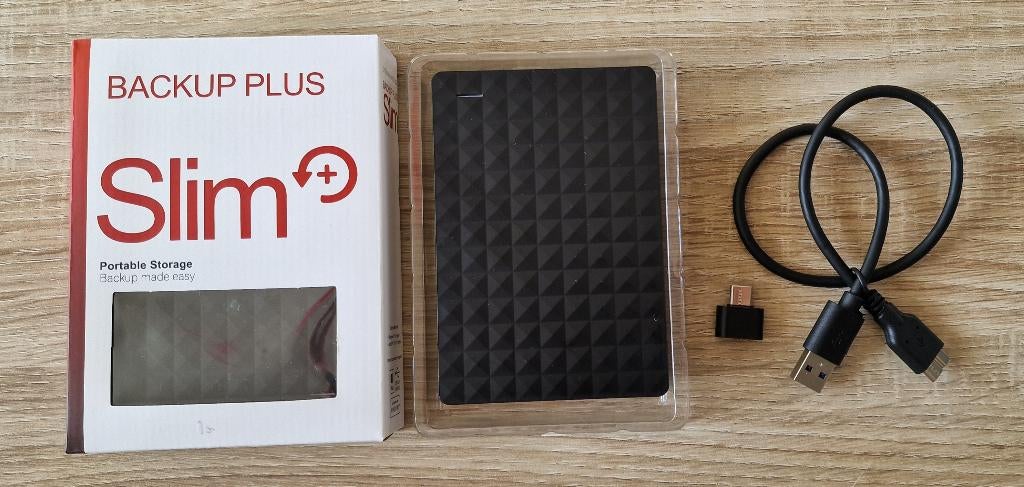 Externe SSD 1TB met USB-C plug voor backup telefoon, Computers en Software, Harde schijven, SSD, Nieuw, Ophalen of Verzenden, Desktop