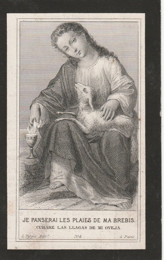 Doodsprent Turgis   Bernardus Saenen, Verzenden
