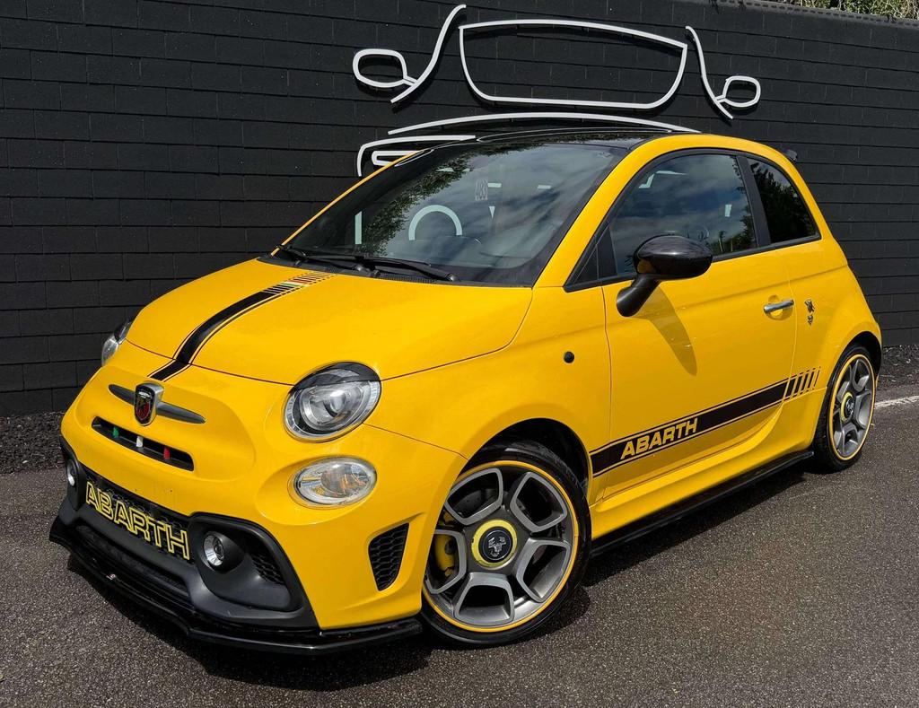 Abarth 595 1.4 T-Jet+AIRCO+CAMERA+ECRAN+JANTES+EURO 6D-T, Stof, Gebruikt, 4 cilinders, https://public.car-pass.be/vhr/8e01485f-75ac-497a-8b38-0a74ccad2689