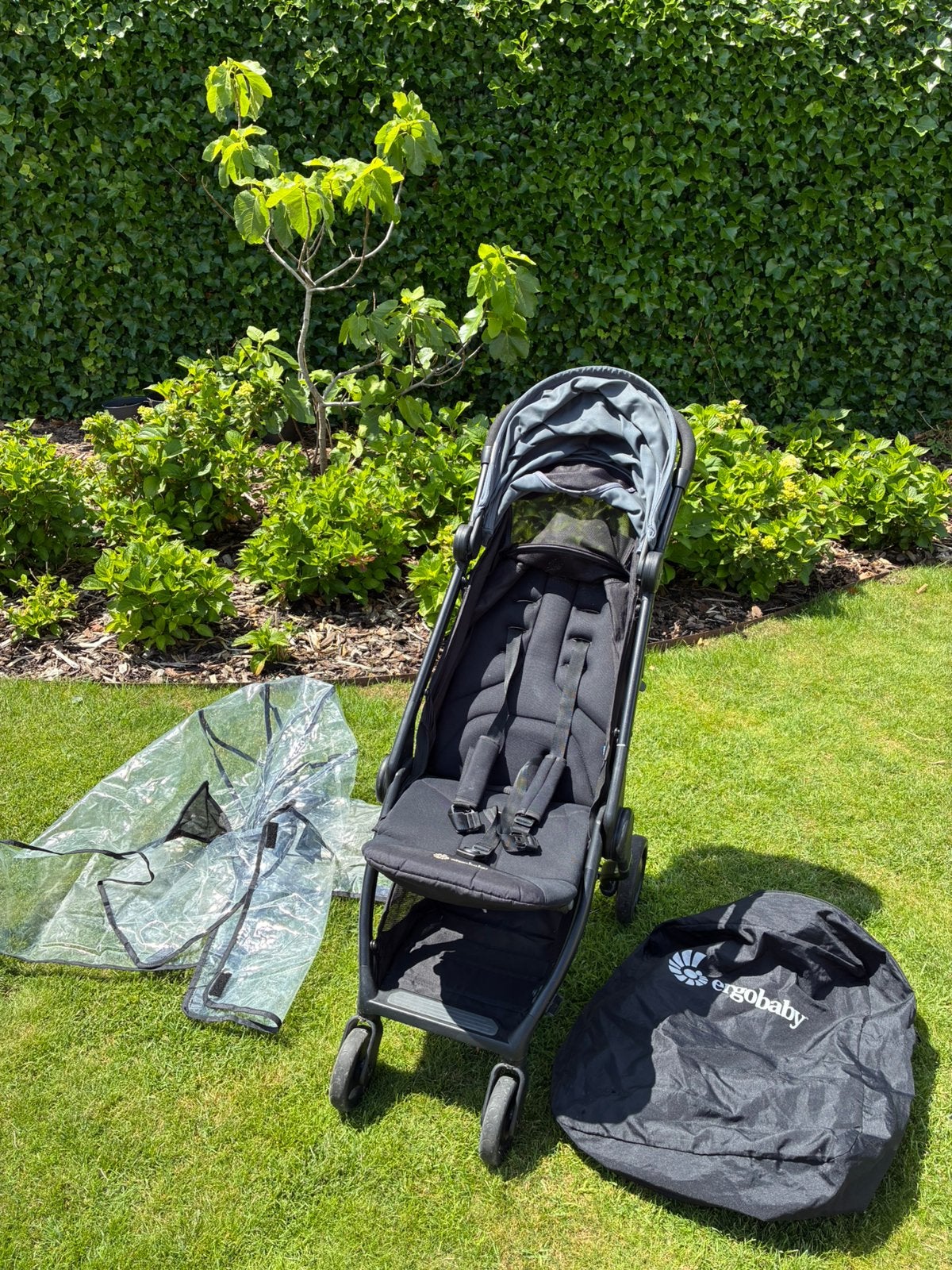 Ergobaby metro reisbuggy, Kinderen en Baby's, Buggy's, Ophalen, Zo goed als nieuw, Regenhoes
