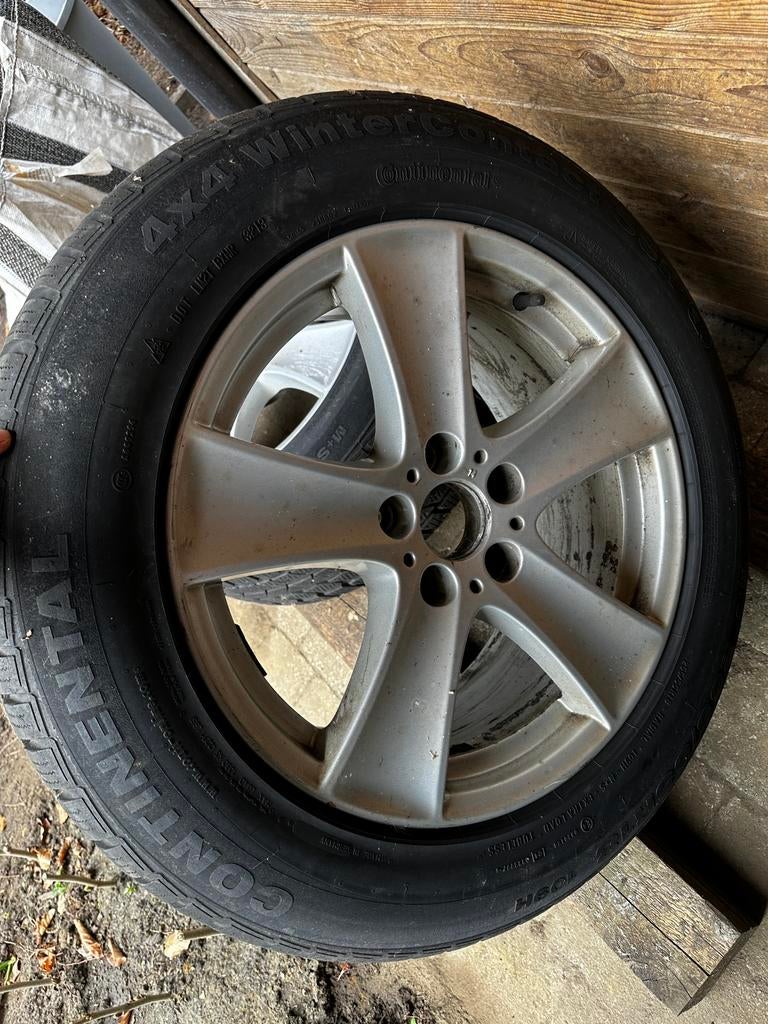 Bmw x5 banden en velgen, Ophalen, 18 inch, Winterbanden, Band(en)