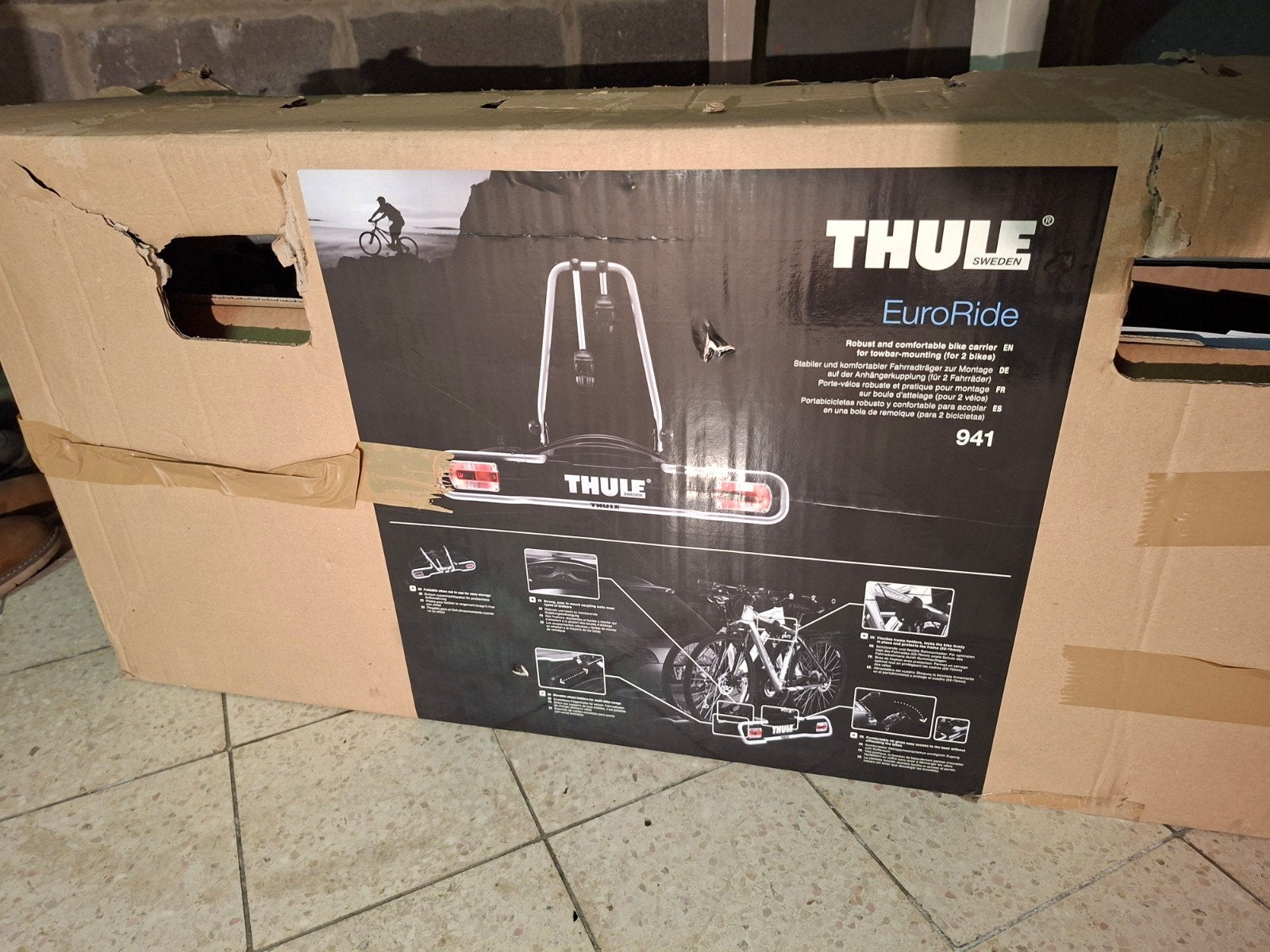 Porte vélo THULE EURORIDE 941 NEUF, Ophalen