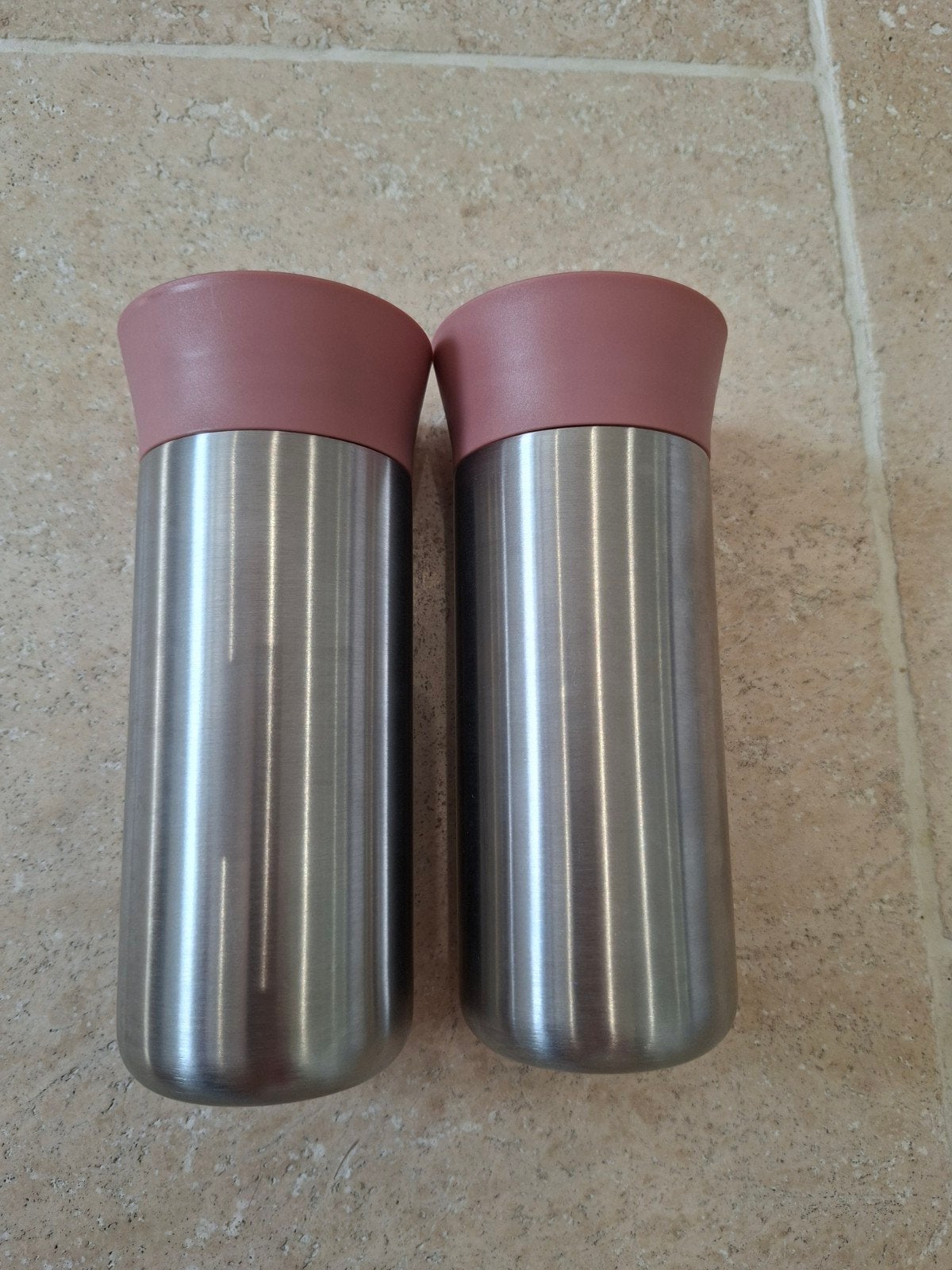 2 Mug Thermos BergHOFF Leo Rose, Ophalen of Verzenden, Roze