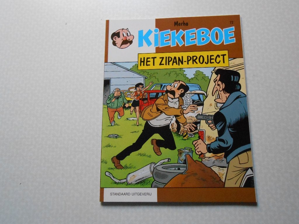 kiekeboe 72 Het Zipan-project 1997 1 ste druk. Met bijlage., Eén stripboek, Merho, Nieuw, Ophalen of Verzenden