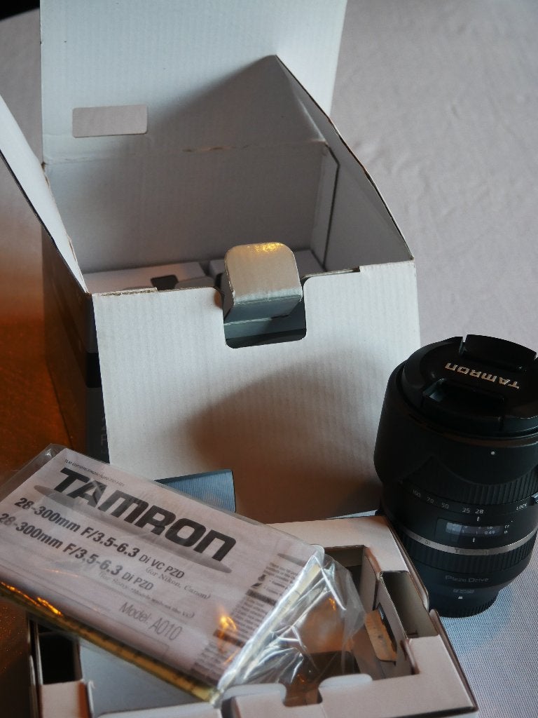 Tamron 28-300 (nikon), Zo goed als nieuw, 300 mm, Handmatige focus, Telelens