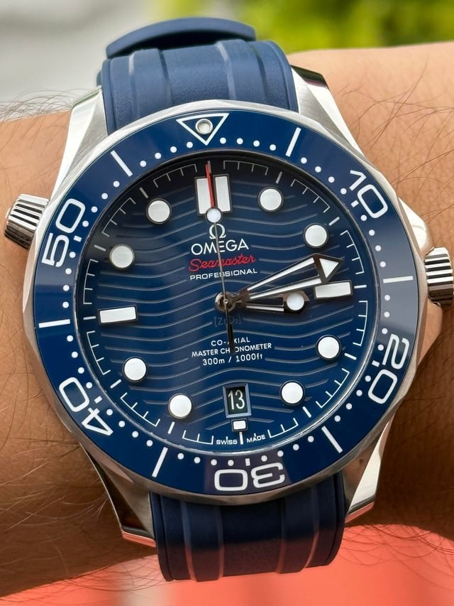 Omega seamaster diver 300m, Handtassen en Accessoires, Ophalen of Verzenden, Nieuw, Polshorloge, Omega